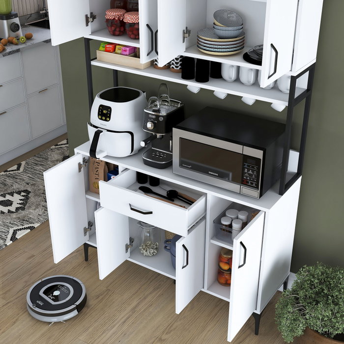 Hanah Home Armario Multiusos Blanco 120x198,6x40 cm